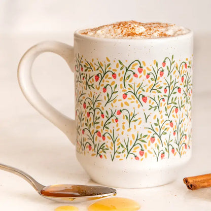 Strawberry Meadow Mug - 14oz