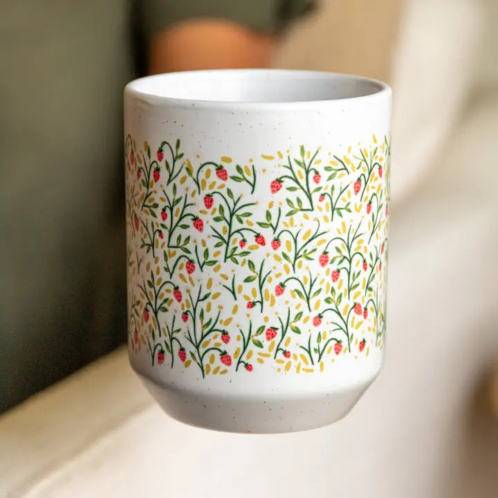 Strawberry Meadow Mug - 14oz
