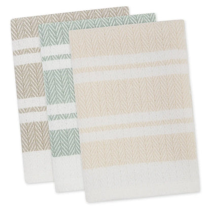 Herringbone Dishcloths - Set of 3