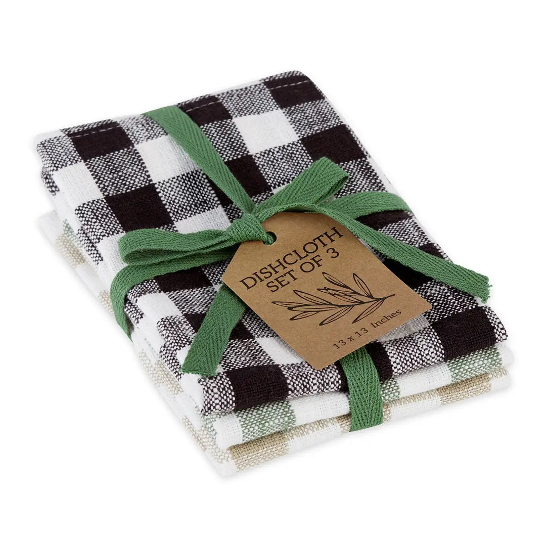 Green House Checks - Set of 3