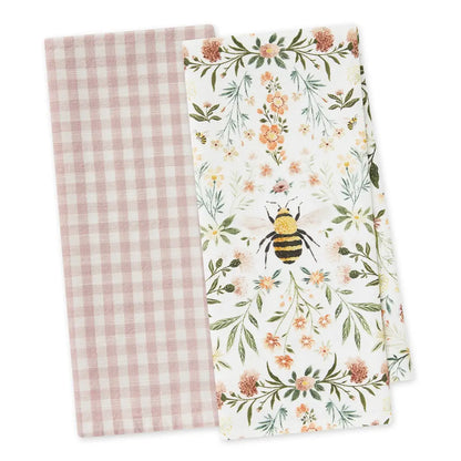 Honey Bee Meadow Dishtowel Set