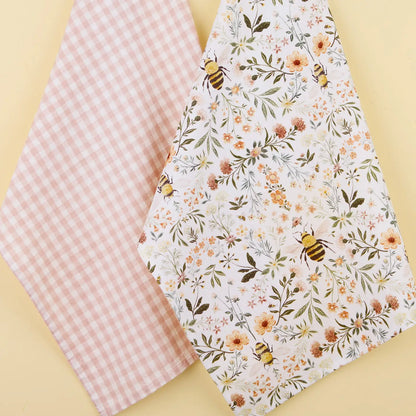 Honey Bee Meadow Dishtowel Set
