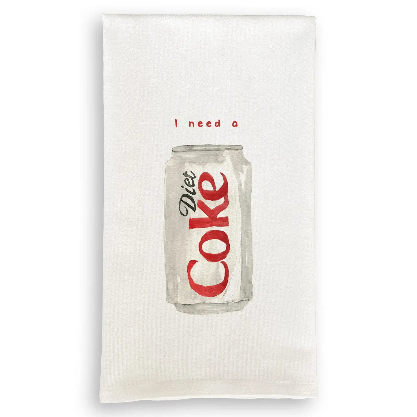 'I Need a Diet Coke' Tea Towel