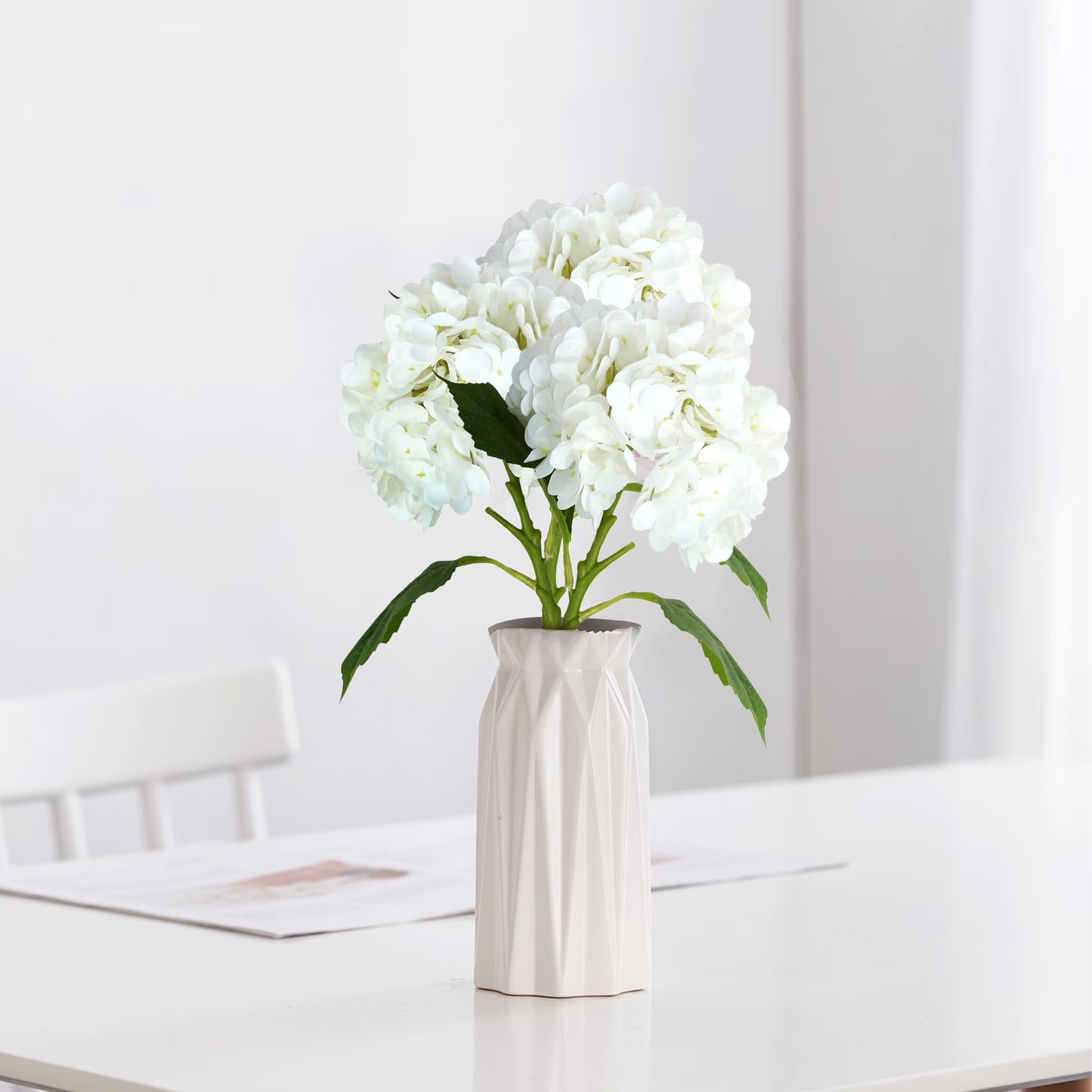 White Hydrangea Stem