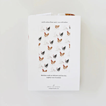Chickens Flour Sack Towel