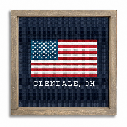 Custom American Flag Wall Art