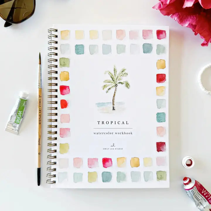 Tropical Watercolor Workbook - Emily Lex