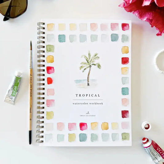 Tropical Watercolor Workbook - Emily Lex