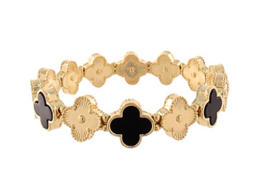 Mother of Pearl Clover Bracelet