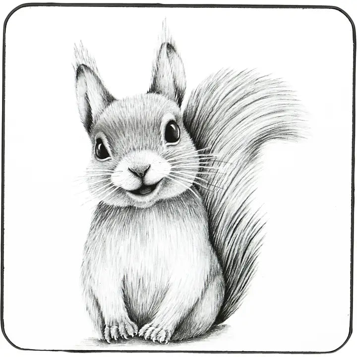 Squirrel Coaster (4.25")