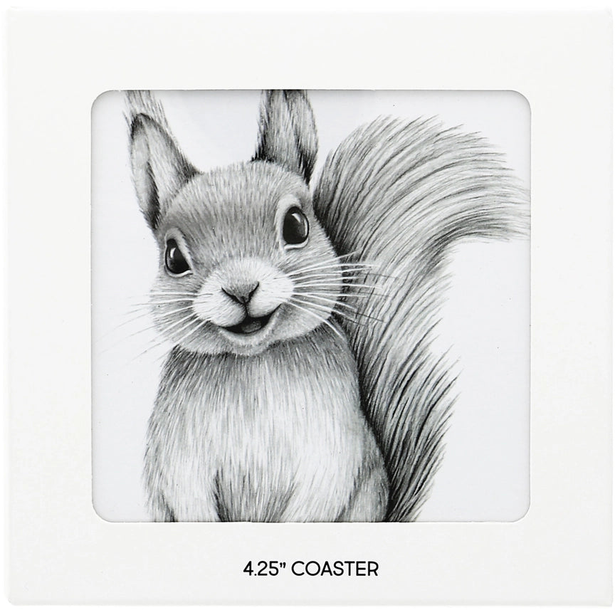Squirrel Coaster (4.25")