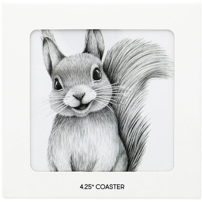 Squirrel Coaster (4.25")
