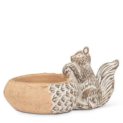 Squirrel / Acorn Planter