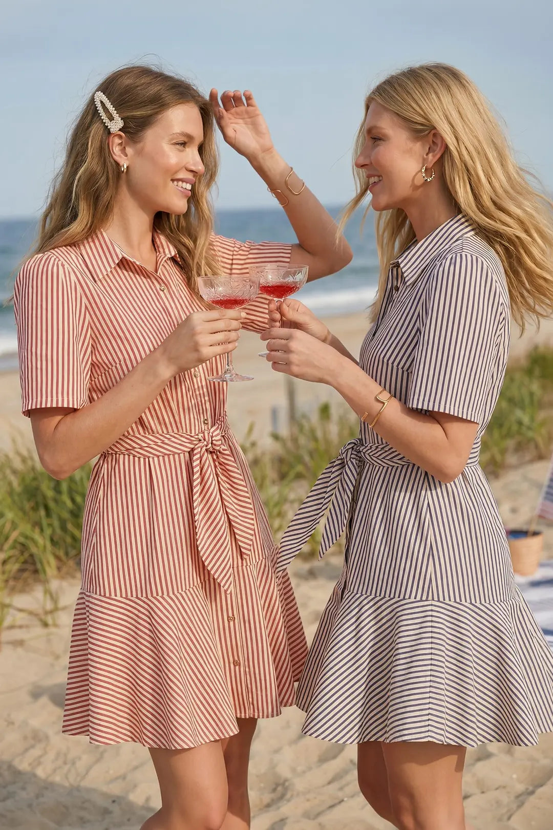Tie Striped Dress