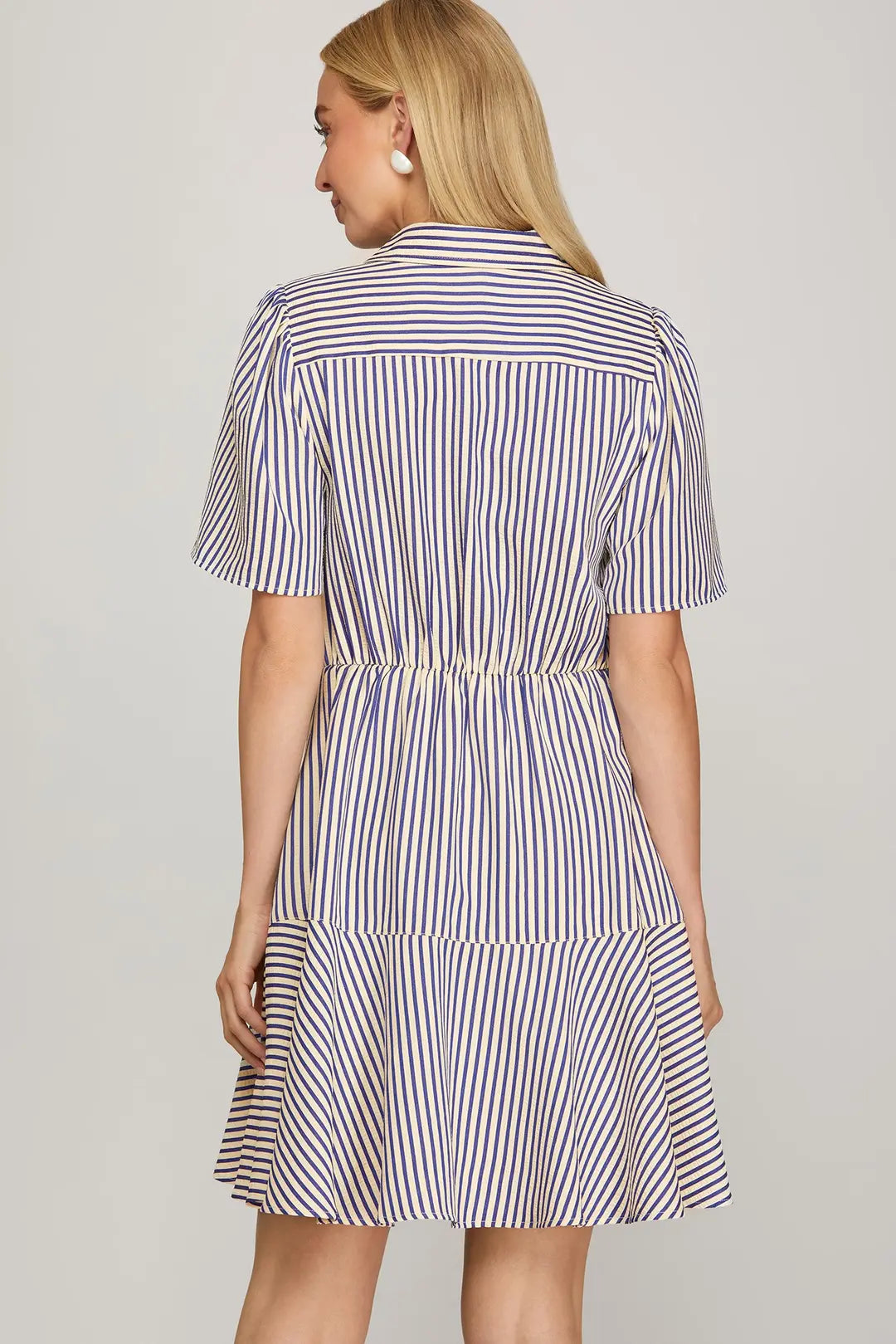 Tie Striped Dress