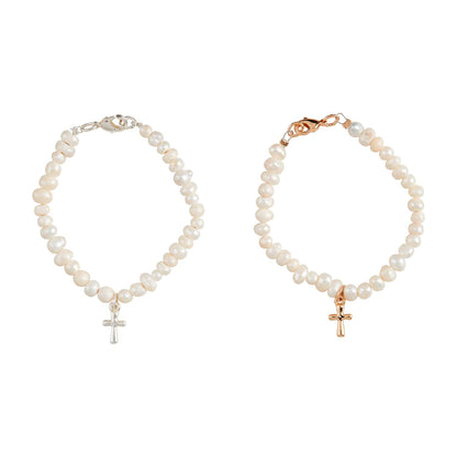Petite Cross Bracelet