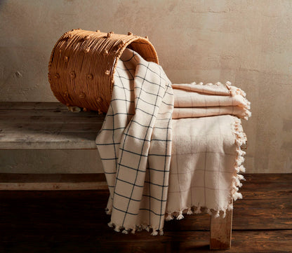 Woven Checkered Blanket