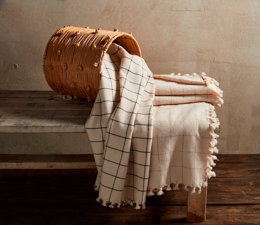 Woven Checkered Blanket