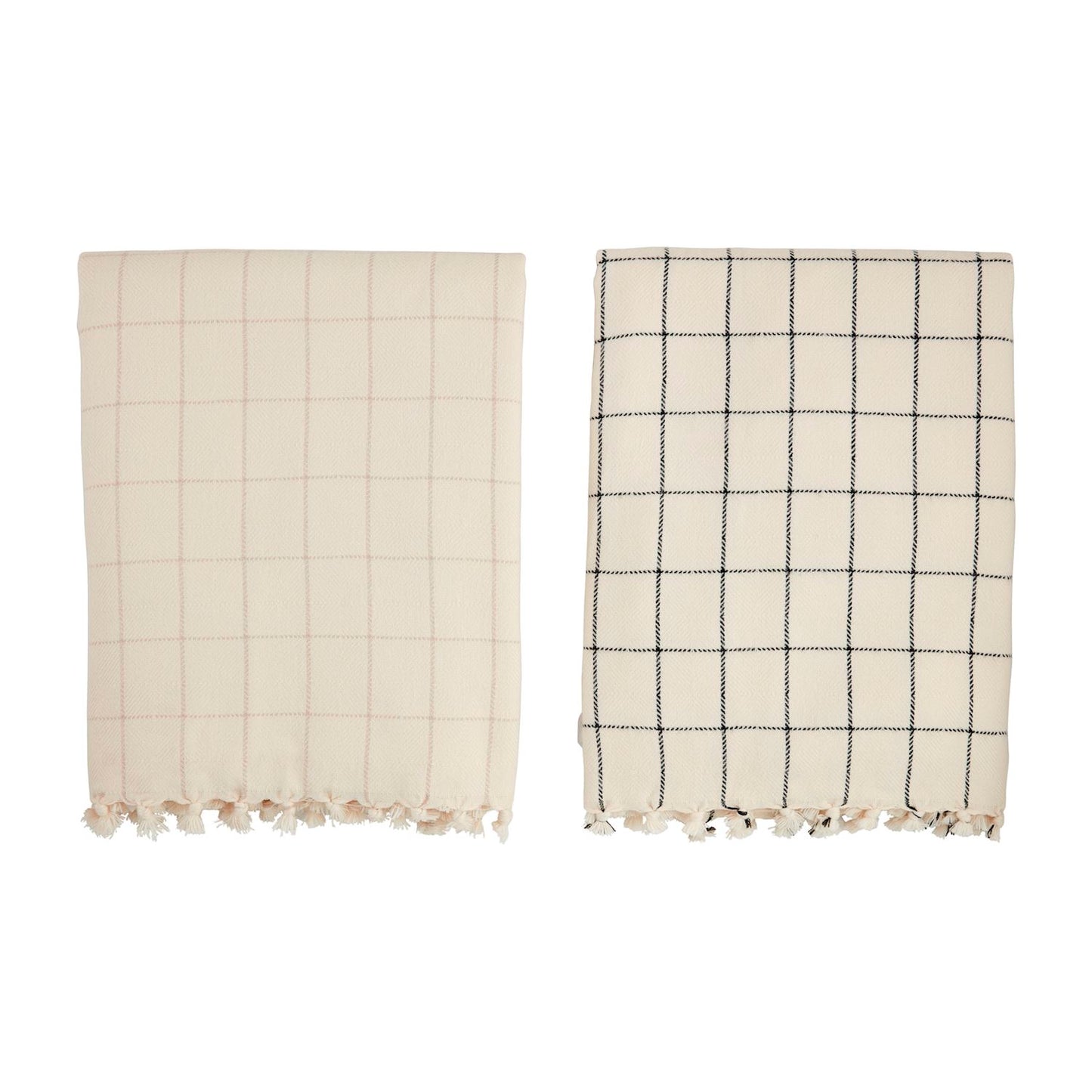 Woven Checkered Blanket