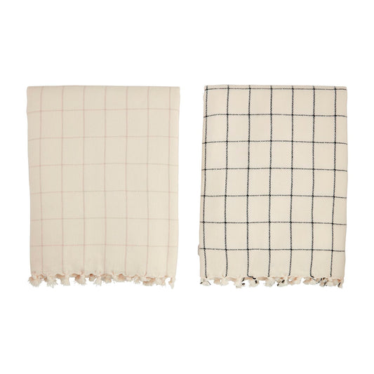 Woven Checkered Blanket