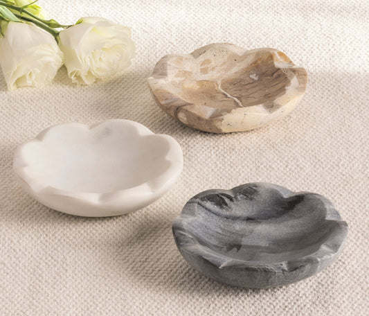 Marble Scallop Dish