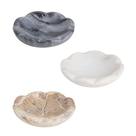 Marble Scallop Dish