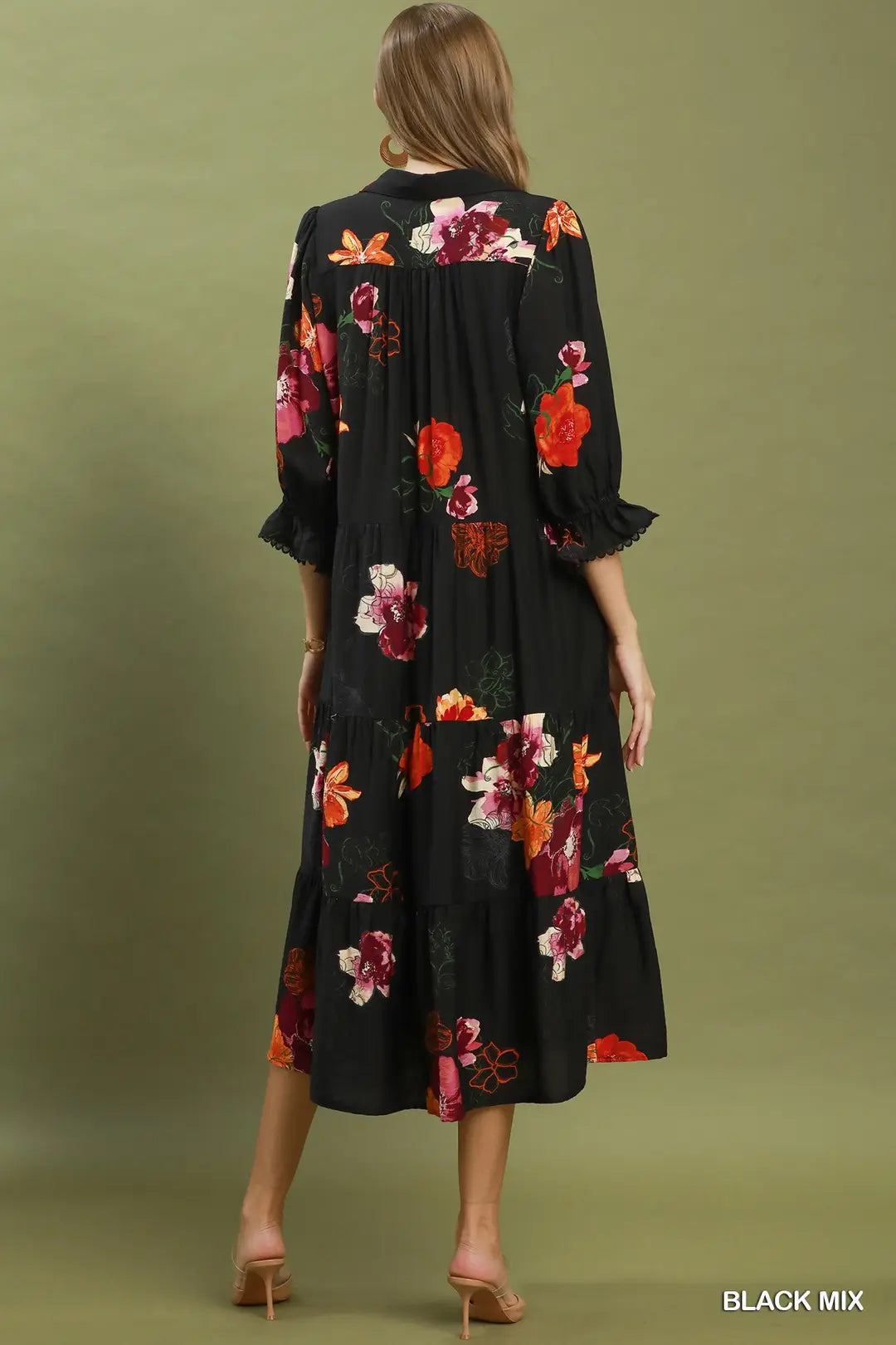 Ruffle Layered Dress