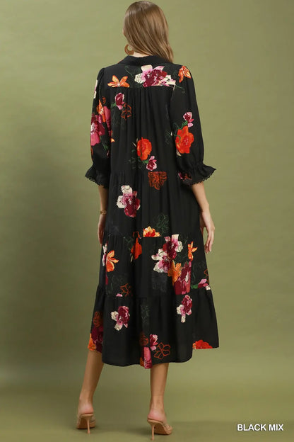 Ruffle Layered Dress