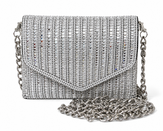 Crystal Paved Micro Crossbody