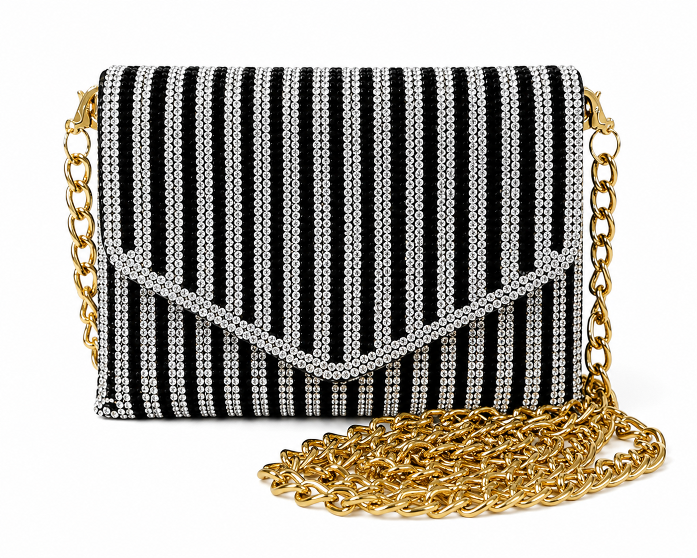 Crystal Paved Micro Crossbody