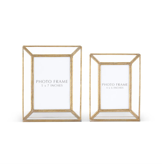 Gold Trimmed Metal Frame
