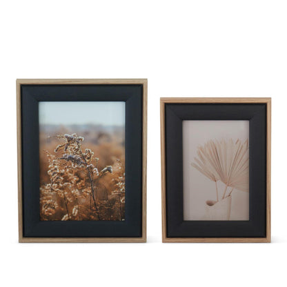 Black Linen Photo Frame