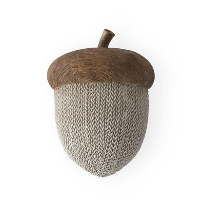 Woodgrain Acorn Decor