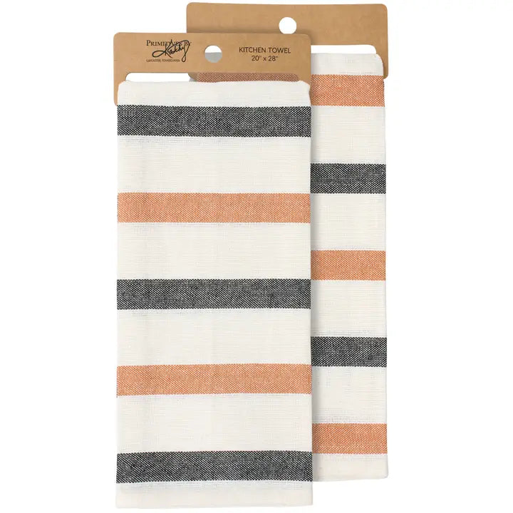 Halloween Stripe Kitchen Towel