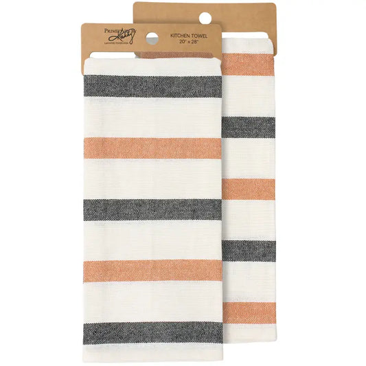Halloween Stripe Kitchen Towel