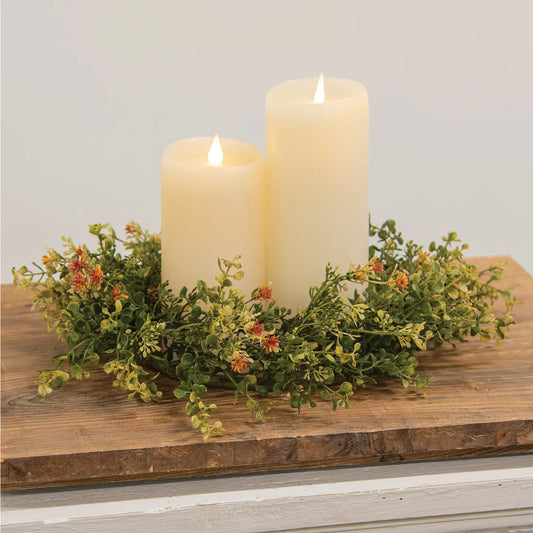 Golden Fall Buds Candle Ring