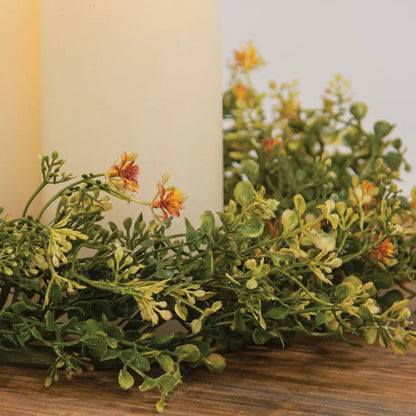 Golden Fall Buds Candle Ring