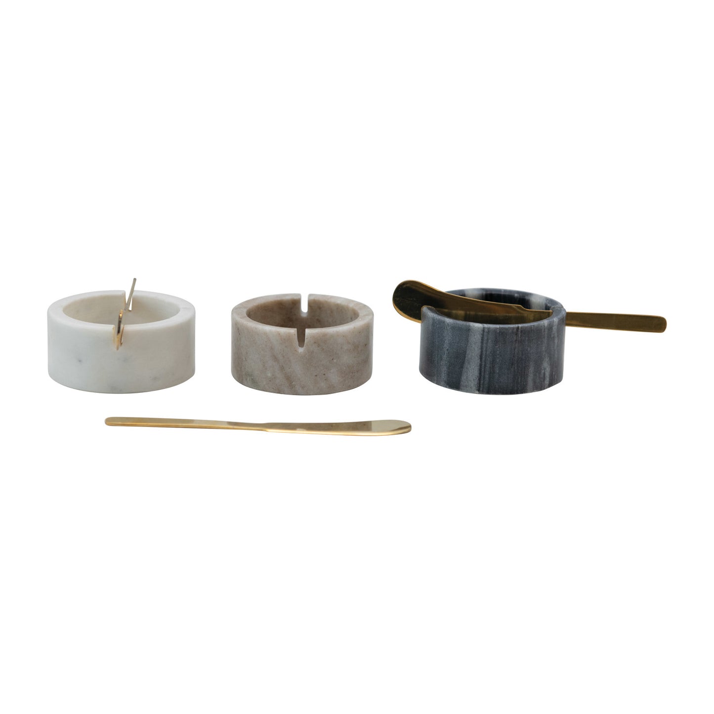 Marble Bowl / Knife Set