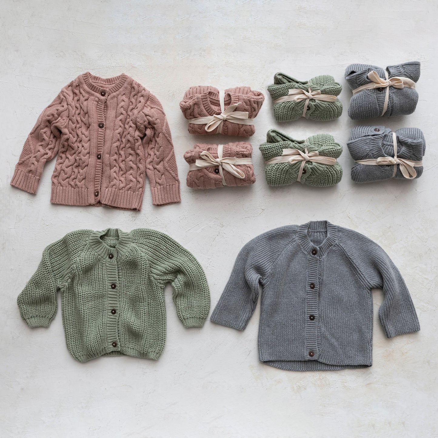 Cotton Knit Baby Cardigan