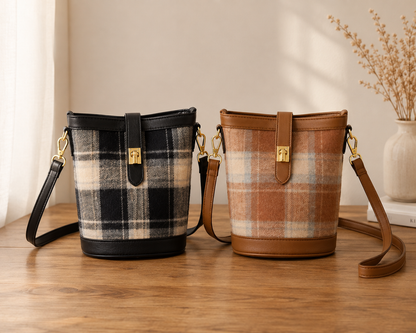 Suede-Like Leather Bag