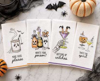 Whimsical Halloween Towels