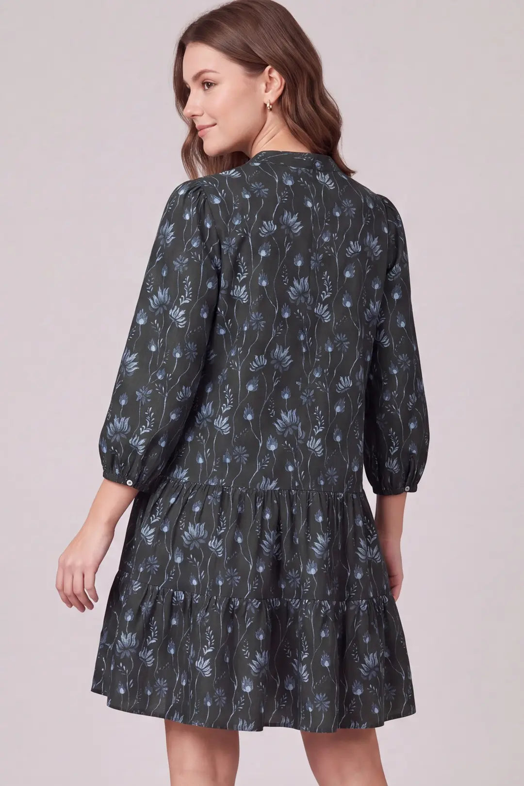 Evergreen Tiered Dress