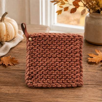 Leather Loop Pot Holder