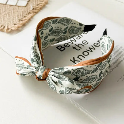Paisley Satin Headband