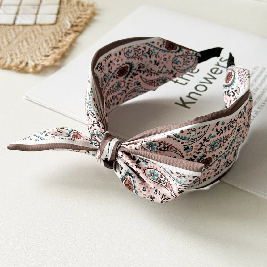 Paisley Satin Headband