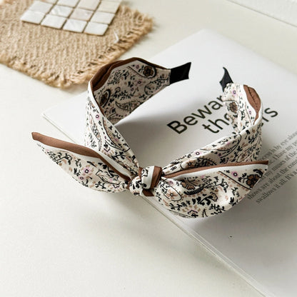Paisley Satin Headband