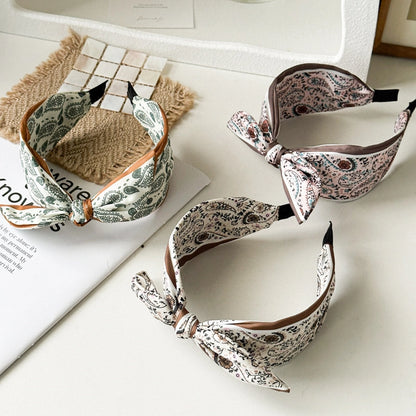 Paisley Satin Headband