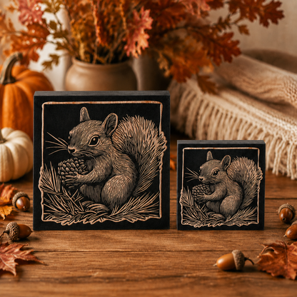 Engraved Harvest Squirrel