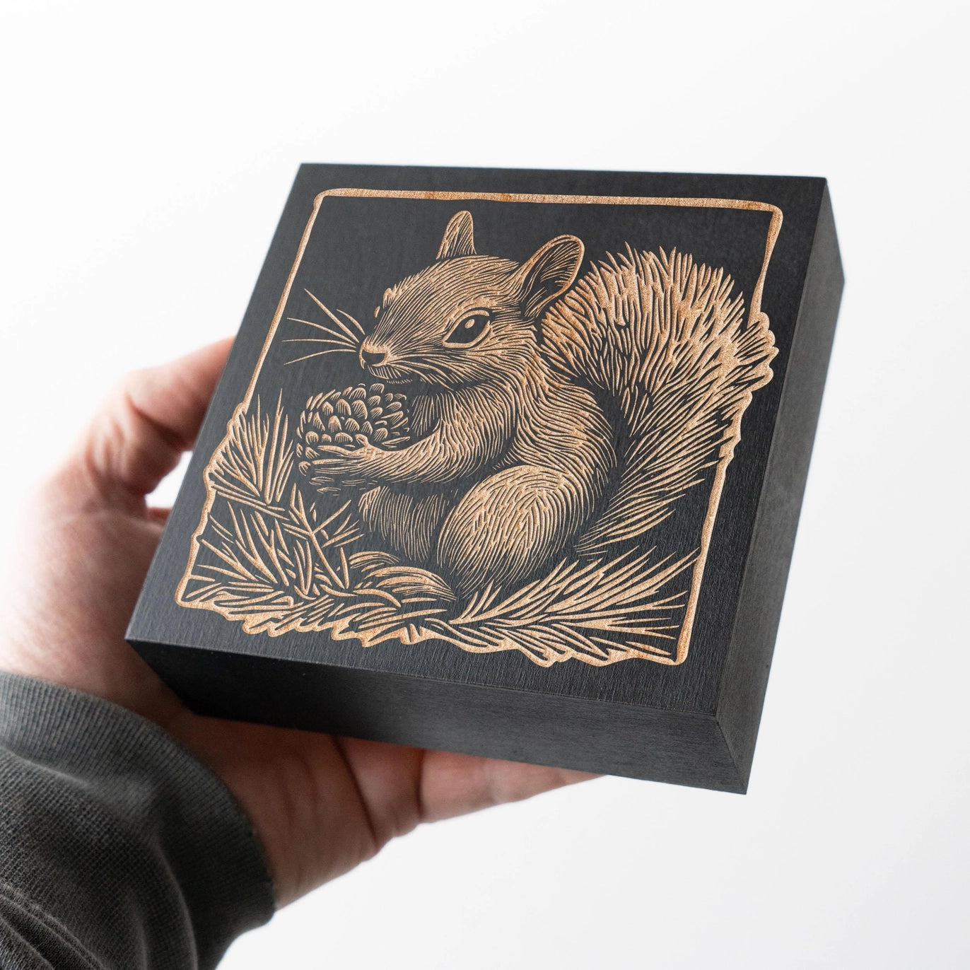 Engraved Harvest Squirrel