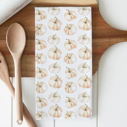 Pumpkin Pattern Tea Towel